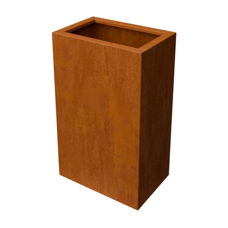 Geroba Jardinière en acier corten Artesa 60x40x100cm 39kg