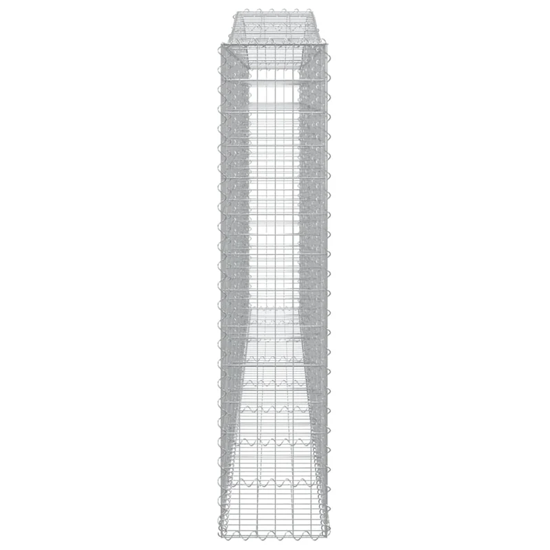 Cestas De Gaviones 15 Uds Forma De Arco Hierro 400x30x140/160cm