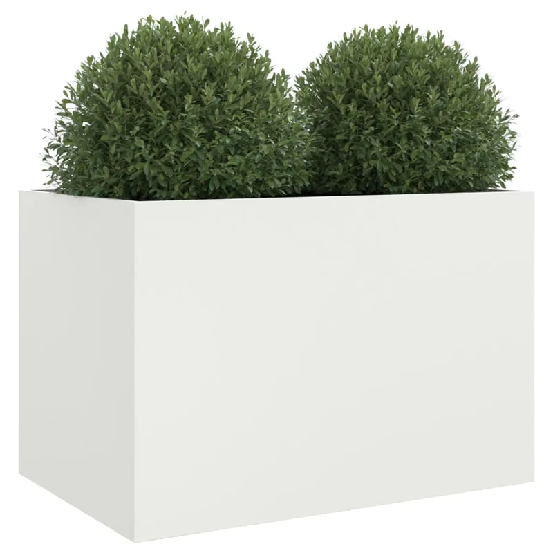 Jardinera Acero Blanco 62x47x46 Cm