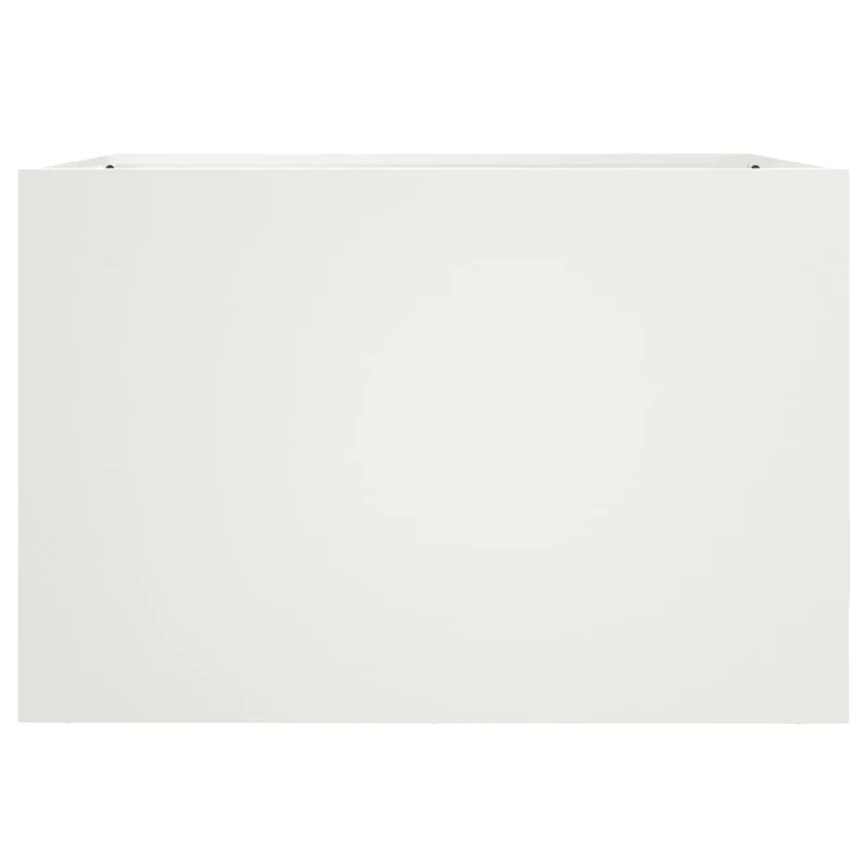 Jardinera Acero Blanco 62x47x46 Cm