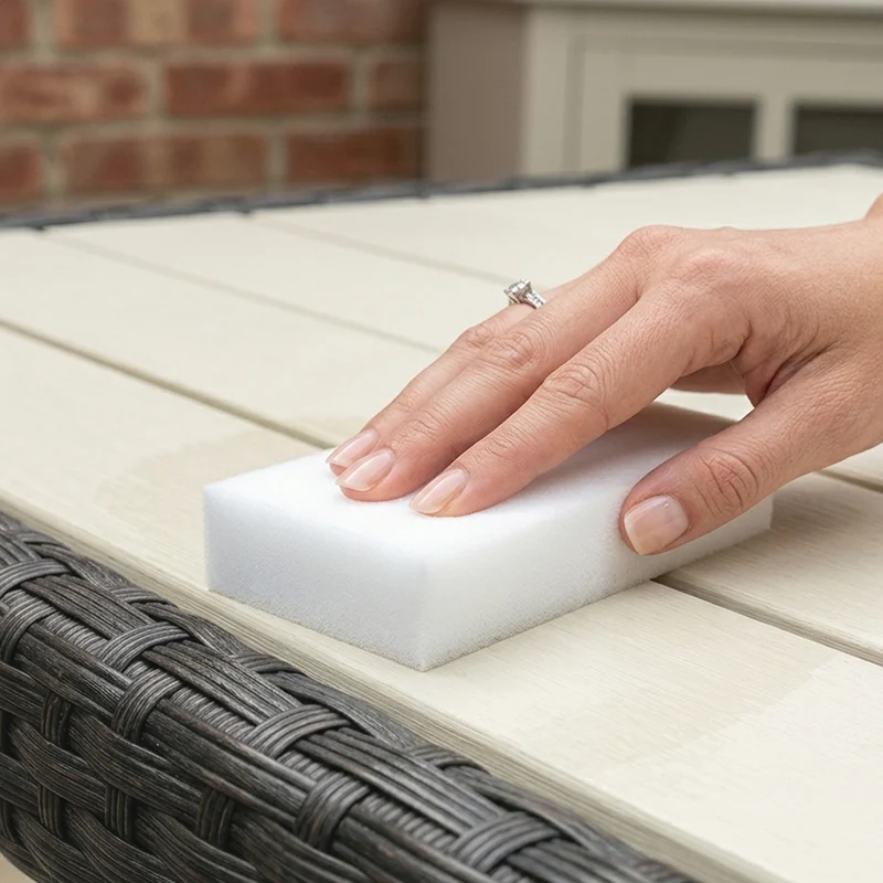 5 Esponjas Mágicas De Melamina Para Muebles De Jardín Y Terraza - Limpieza Solo Con Agua, Sin Químicos Ni Detergentes