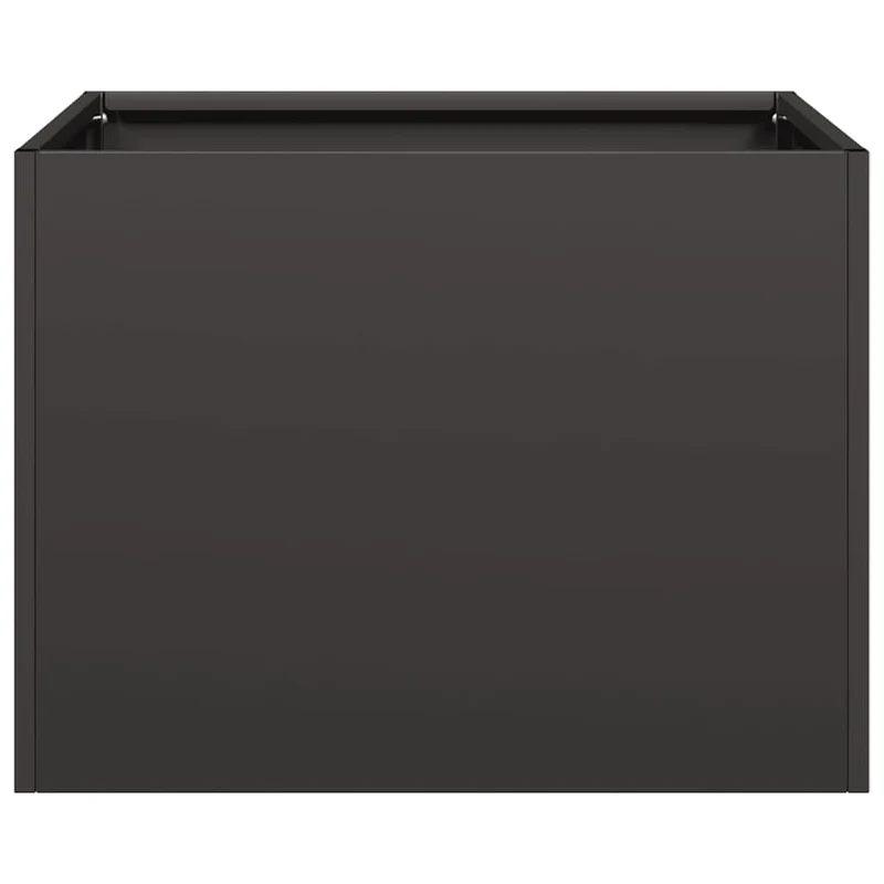Jardinera Acero Negro 40x40x30 Cm