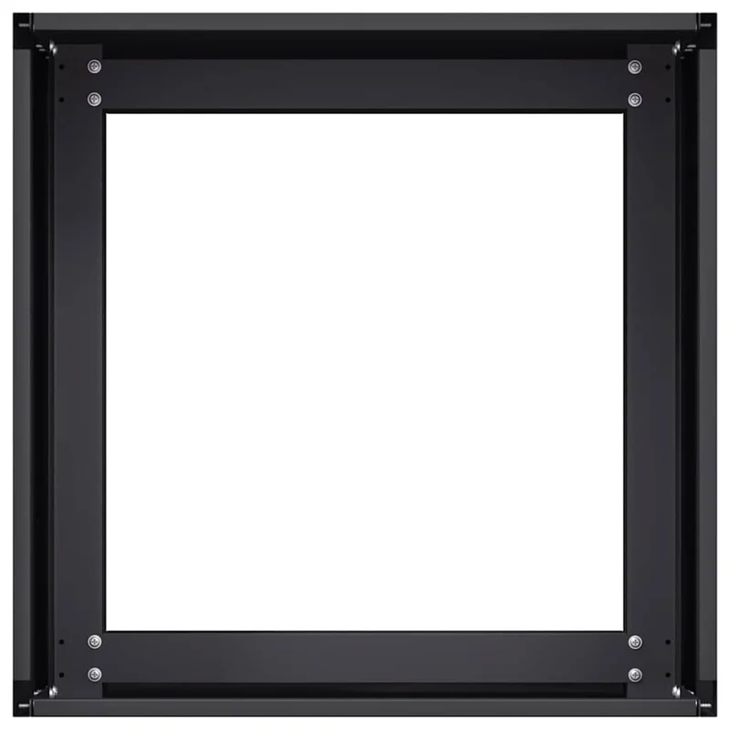Jardinera Acero Negro 40x40x30 Cm