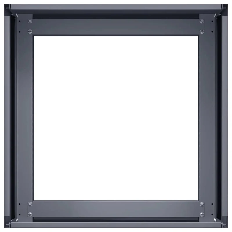 Jardinera Acero Gris Antracita 40x40x30 Cm