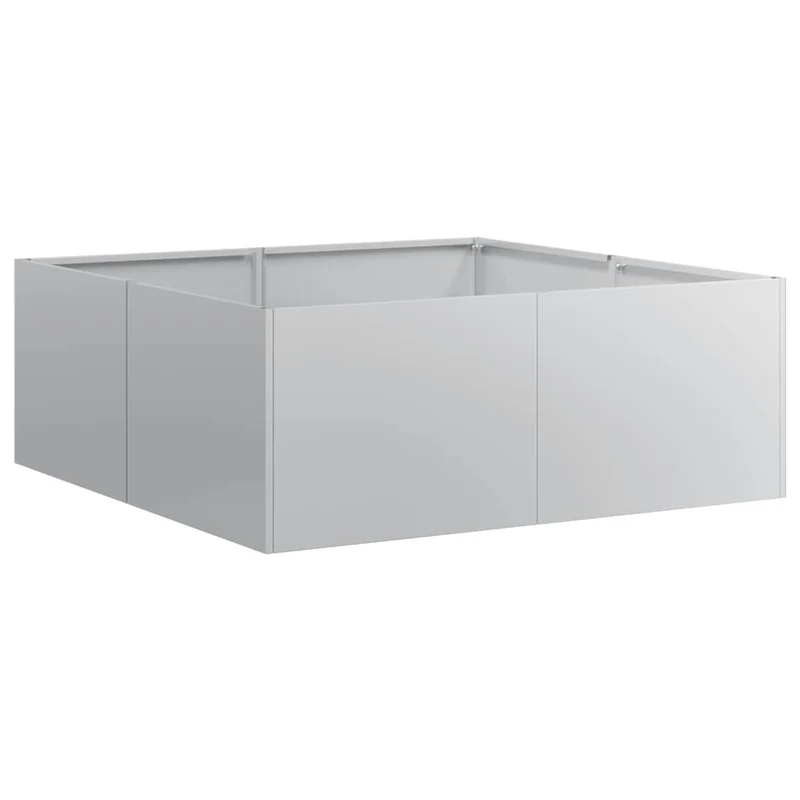 Jardinera 80x80x30 Cm De Acero Galvanizado