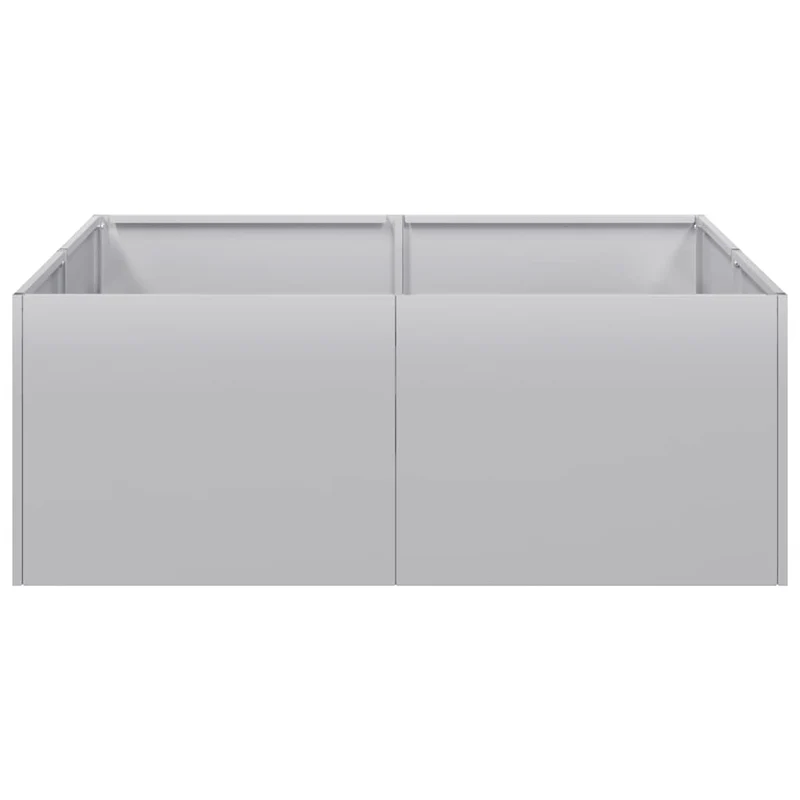 Jardinera 80x80x30 Cm De Acero Galvanizado