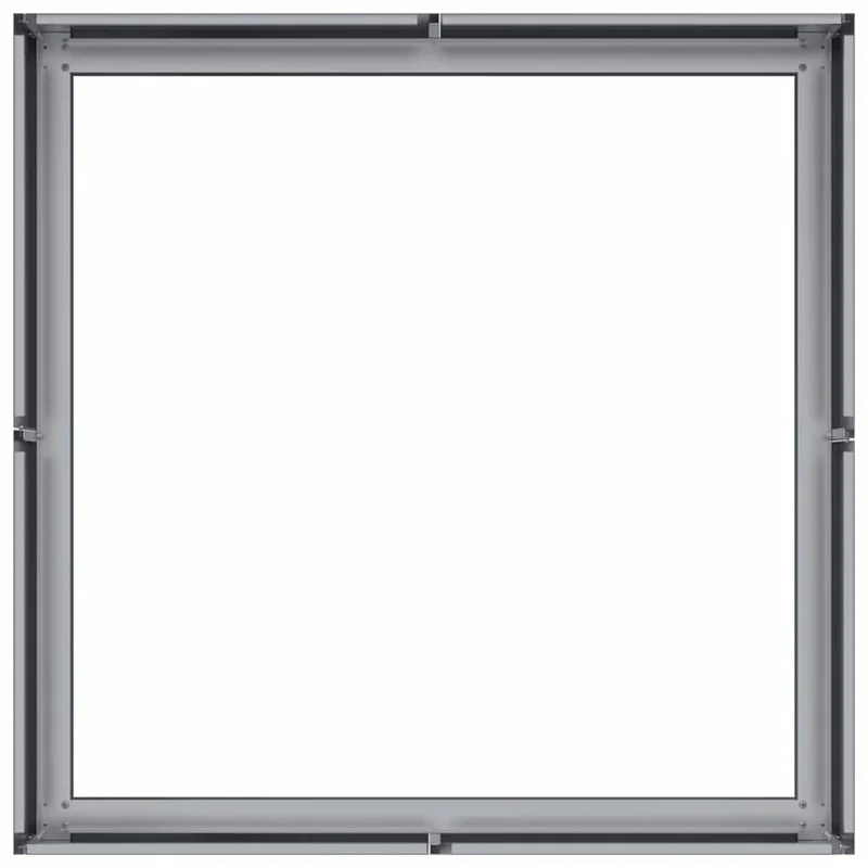 Jardinera 80x80x30 Cm De Acero Galvanizado
