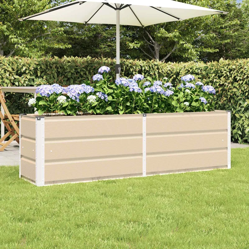 Jardinera Marfil 160 X 40 X 45 Cm Acero