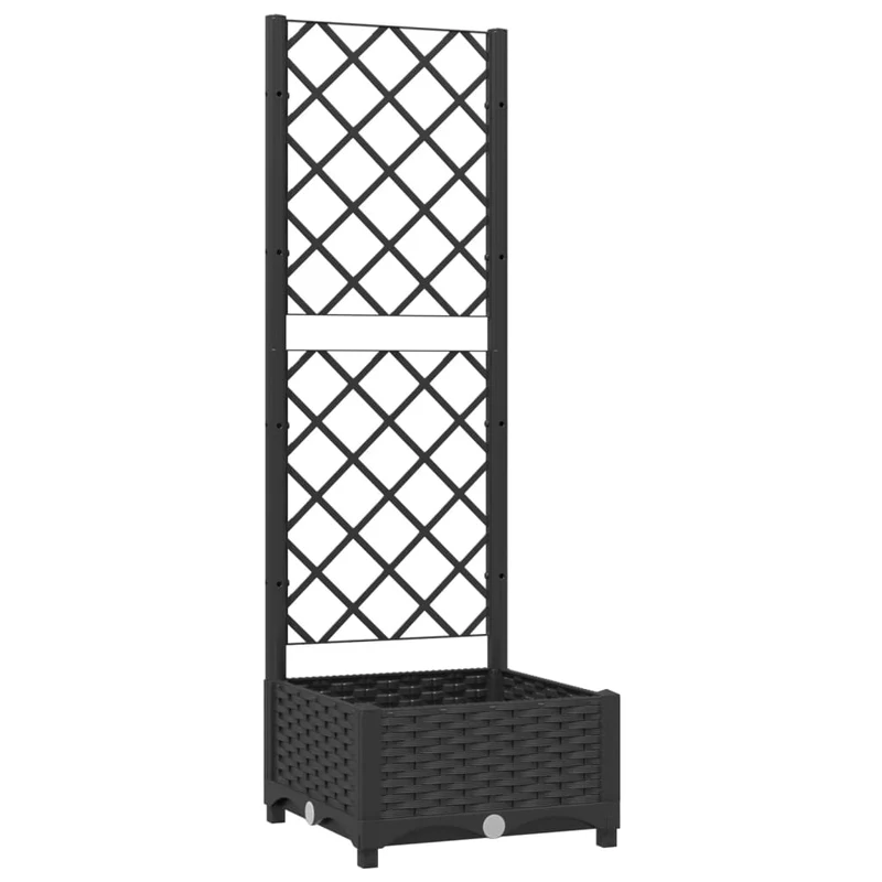 Jardín Negro 40 X 40 X 121,5 Cm