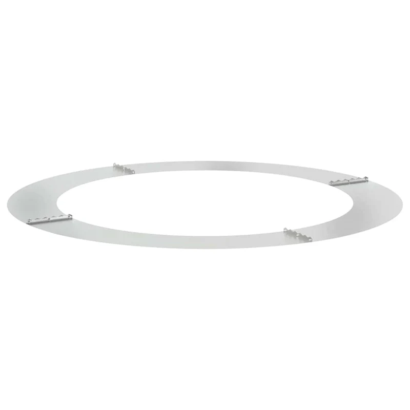 Adecuado Para Anillos De Árbol Plano 5 Uds. Plateado Ø90/120 Cm