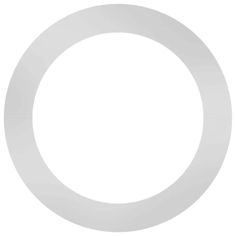 Adecuado Para Anillos De Árbol Plano 5 Uds. Plateado Ø90/120 Cm