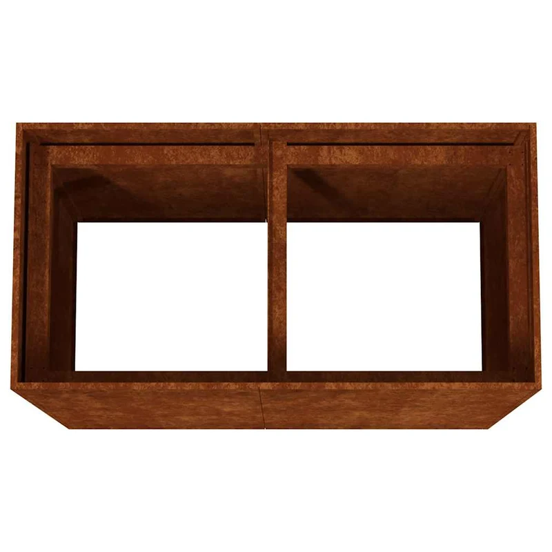Jardinera De Acero Corten 80x40x80 Cm