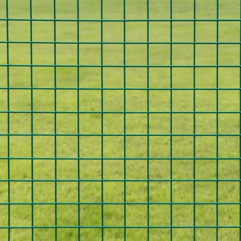 Malla Metalica Plastificada| 1x25m| Composición 80% Acero Galvanizado/20% Pvc|malla Para Cercos| Reticula 6x6mm