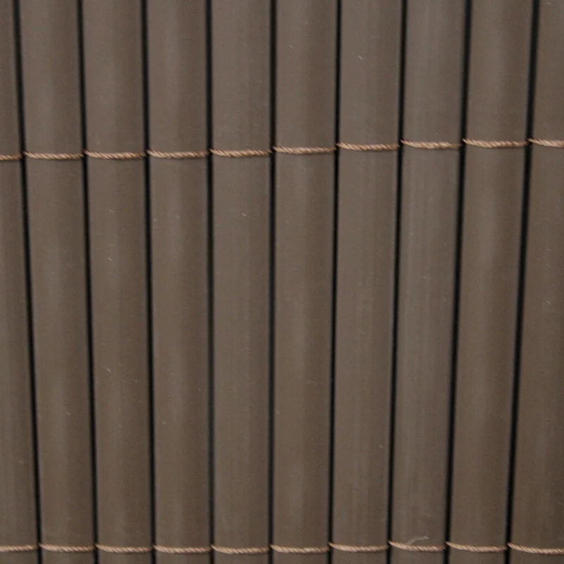 Cañizo Pvc Doble Cara| 1x3 M| Color Marron| Lamas 11 Mm| Composición 100% Pvc| Bridas De Sujeción Incluidas