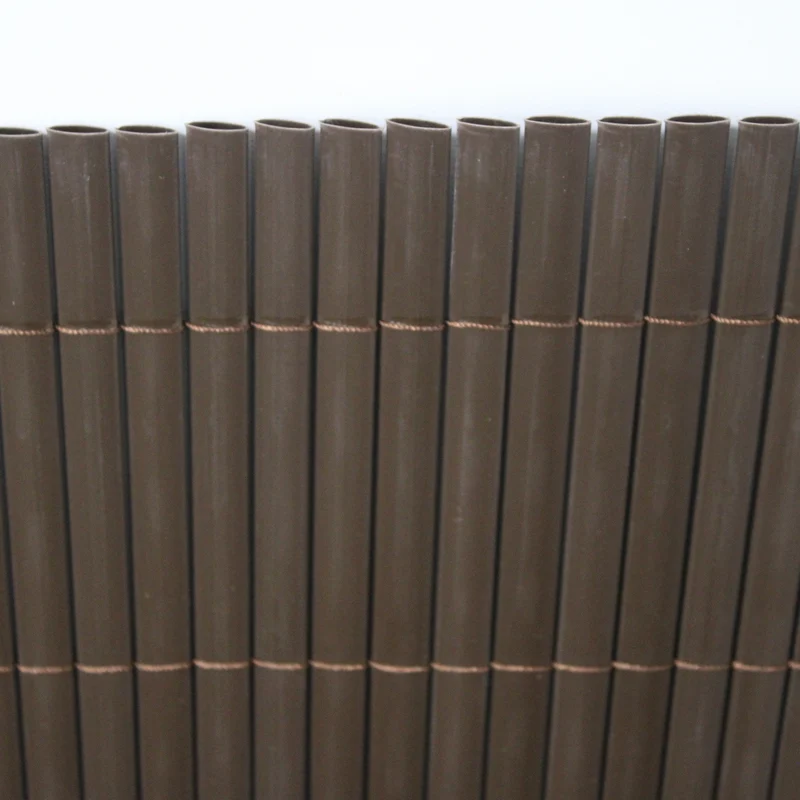 Cañizo Pvc Doble Cara| 1x3 M| Color Marron| Lamas 11 Mm| Composición 100% Pvc| Bridas De Sujeción Incluidas