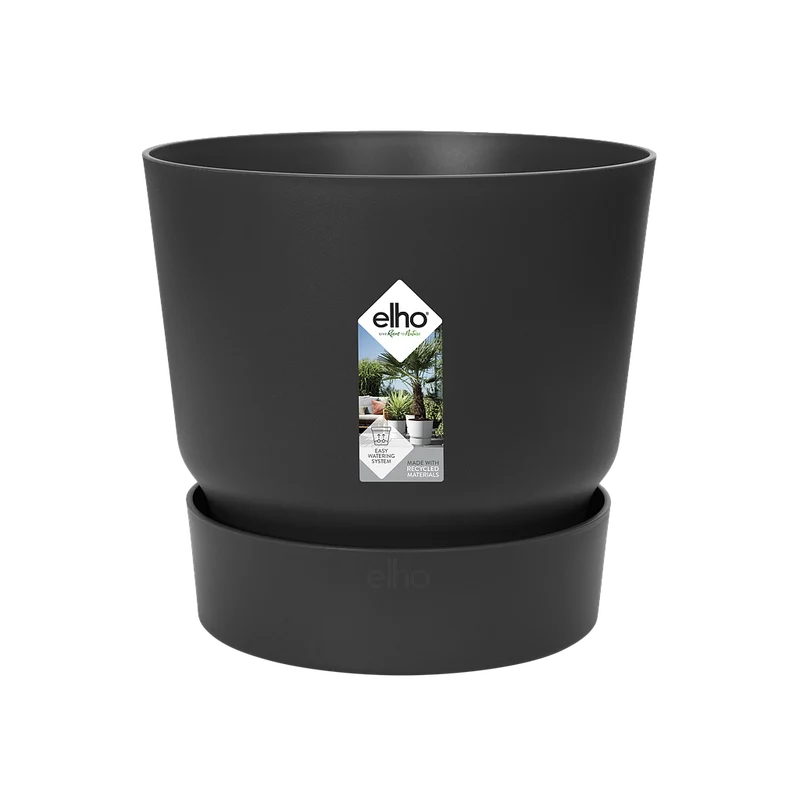 Macetero Greenville En Negro 20cm