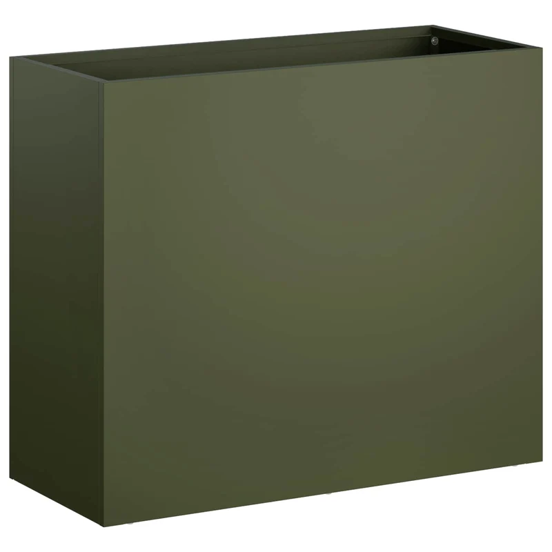 Macetero De Jardín Verde Oliva 50 X 20 X 40 Cm