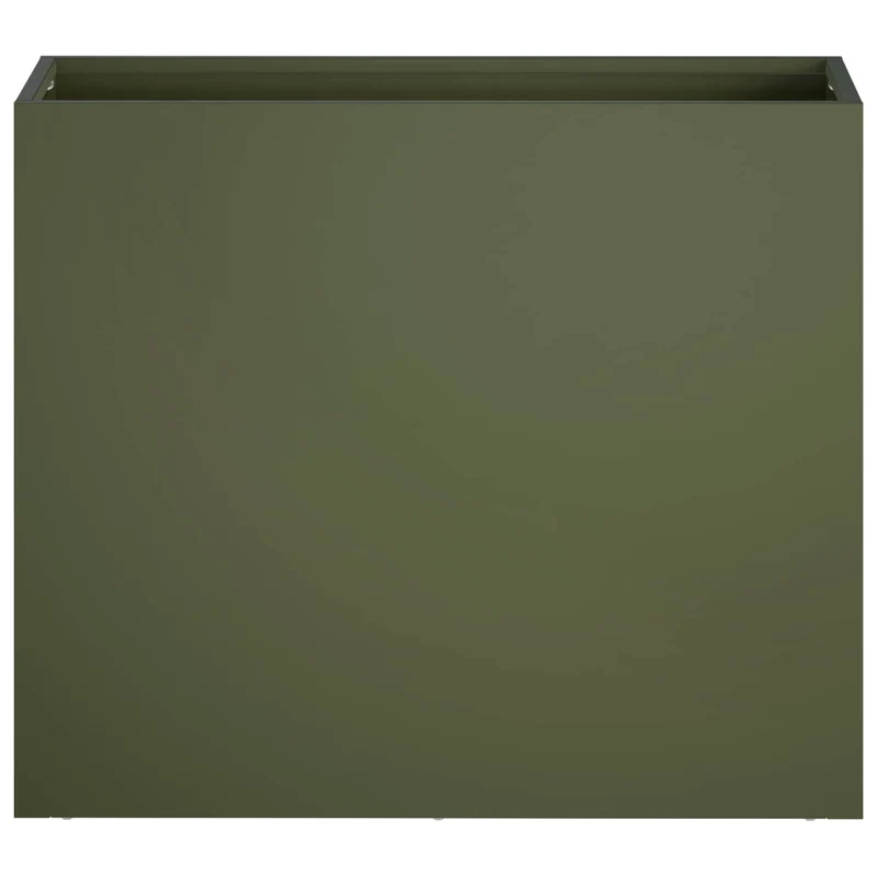 Macetero De Jardín Verde Oliva 50 X 20 X 40 Cm