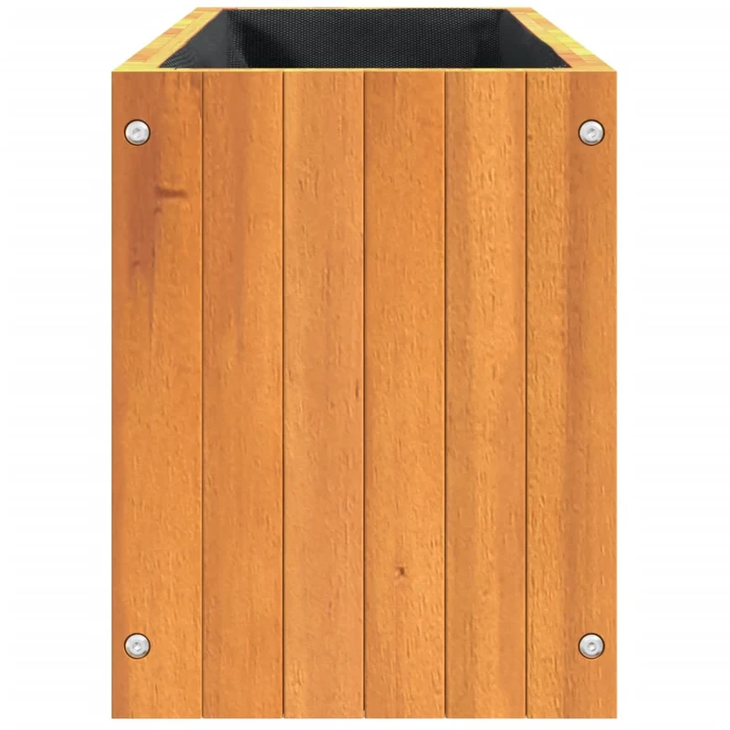 Jardinera De Madera Maciza De Acacia 59x27,5x35 Cm