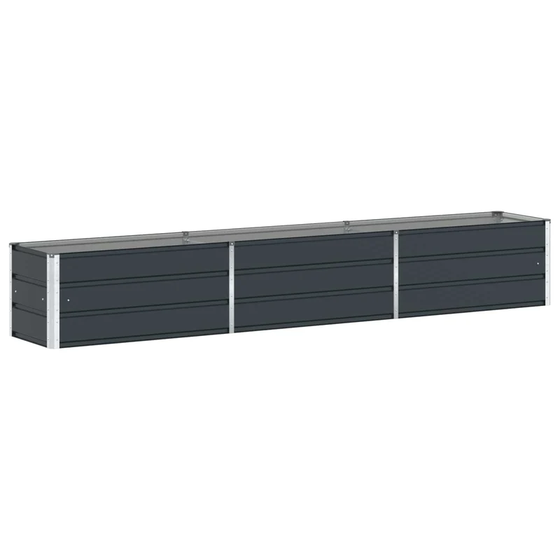 Jardinera Antracita 290 X 50 X 45 Cm Acero Galvanizado