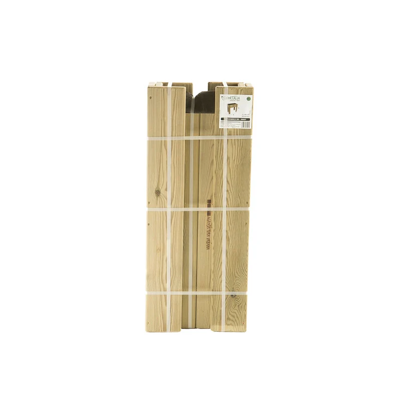 Mesa De Cultivo Elevada De Madera Tratada 80x40x80 Cm Gardenbrico S80 Hortalia