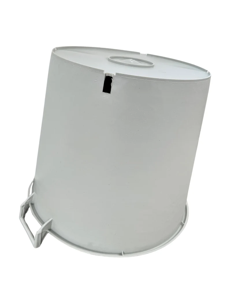 Maceta Redonda Blanca 40x33cm 36l