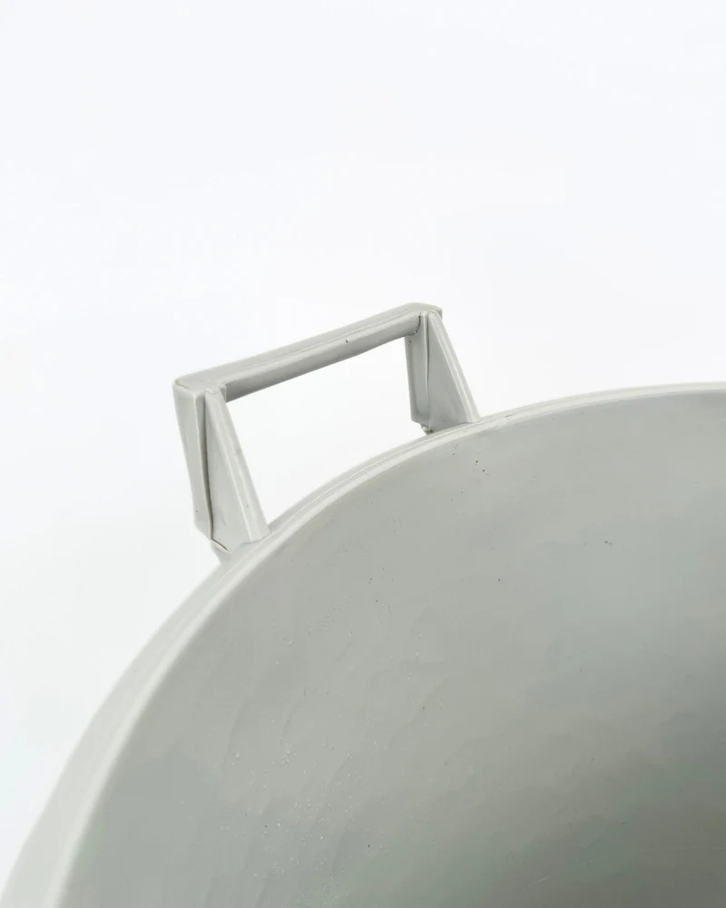 Maceta Redonda Blanca 40x33cm 36l