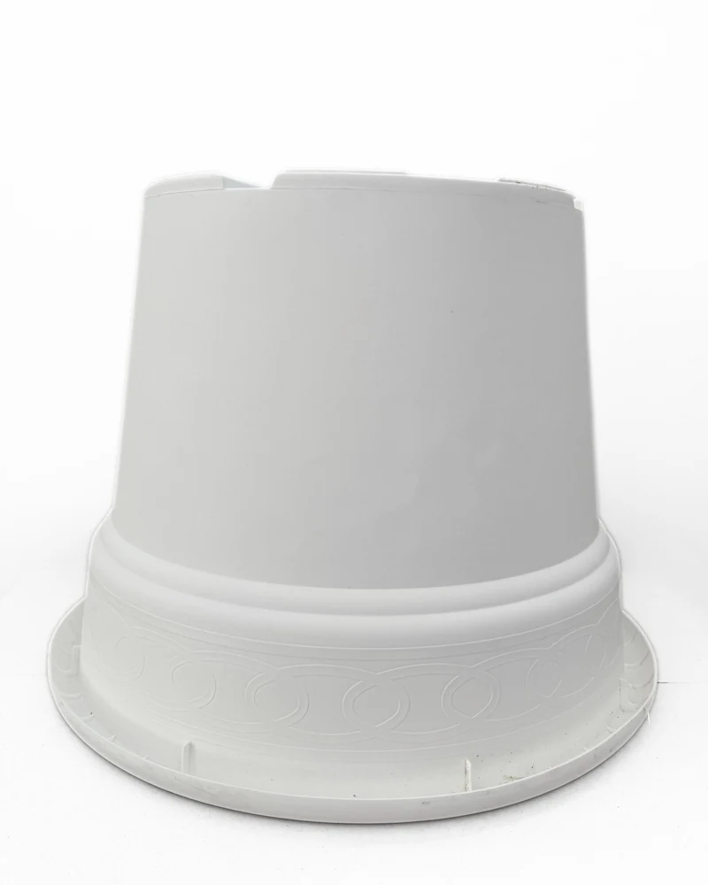 Maceta Redonda Blanca 40x31,5cm 25l