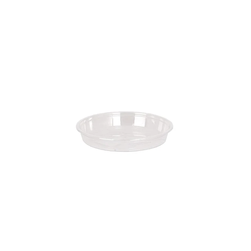 Plato De Plástico Siena Transparente 12cm