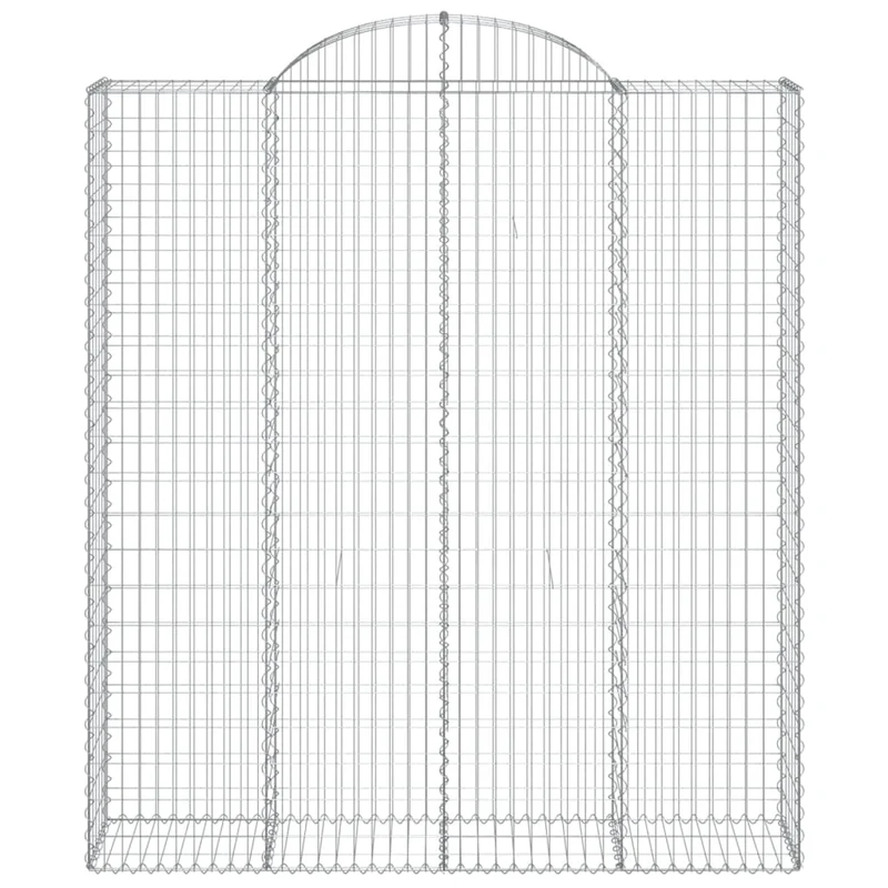 Cestas De Gaviones 11 Uds Forma De Arco Hierro 200x50x220/240cm
