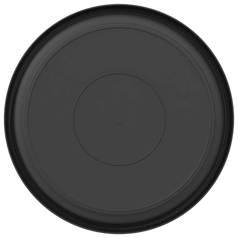 Bandeja Redonda Para Flores 24 Uds. Negro Ø 27 X 2,5 Cm