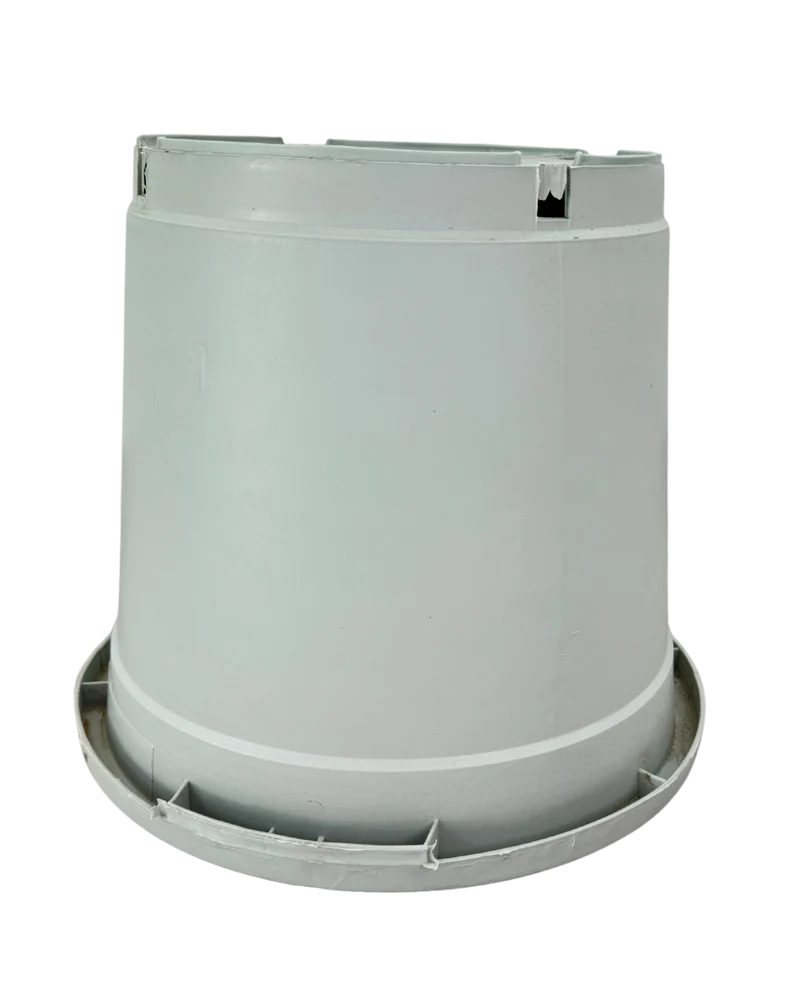 Maceta Redonda Blanca 37,5x29cm 17l