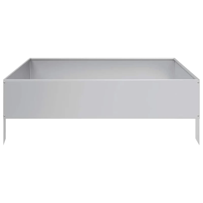 Jardinera De Acero Galvanizado 100x100x33,5 Cm