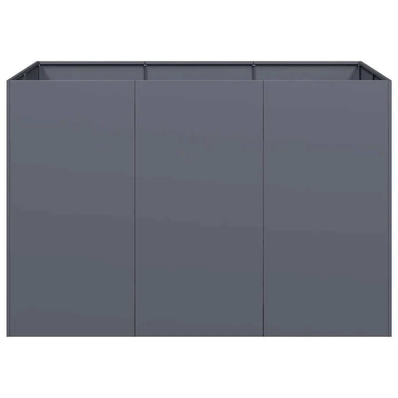 Jardinera Acero Gris Antracita 120x80x80 Cm