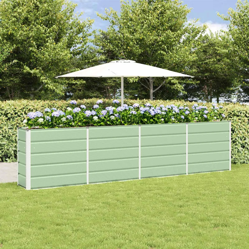 Jardinera Verde 320 X 40 X 75 Cm Acero
