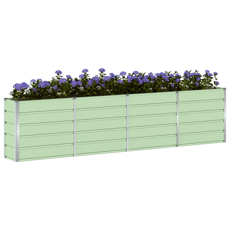 Jardinera Verde 320 X 40 X 75 Cm Acero