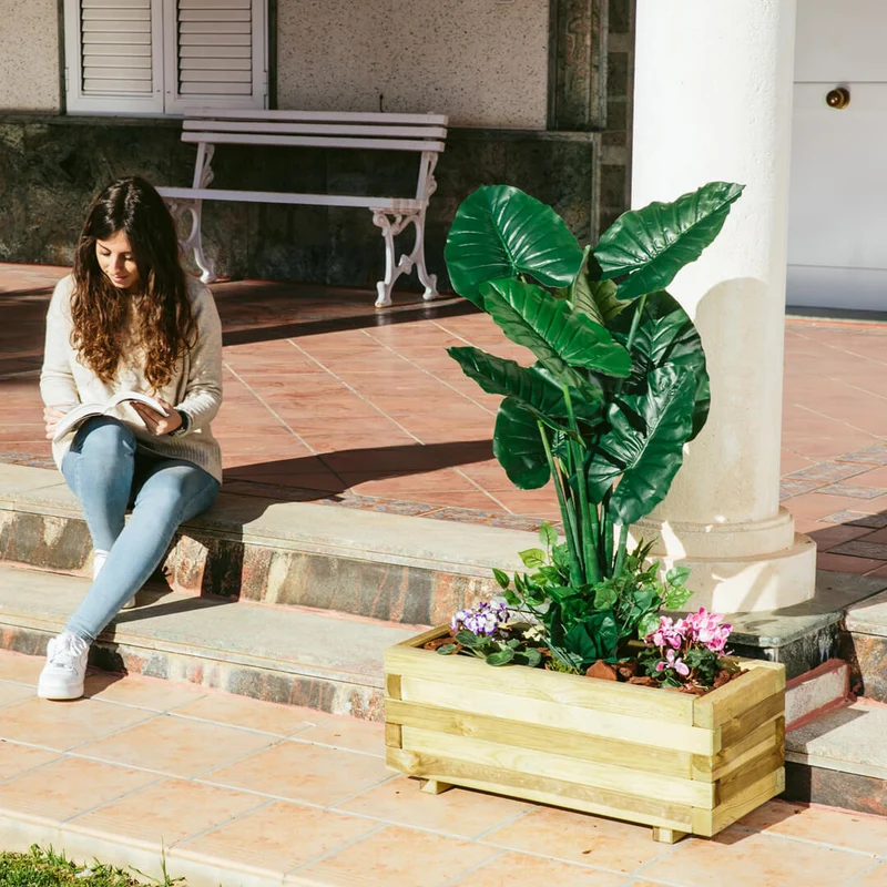 Winbox Jardinera Con Malla: Solución Ideal Para Tu Jardín 0,9x0,4x0,33 M / Multicolor