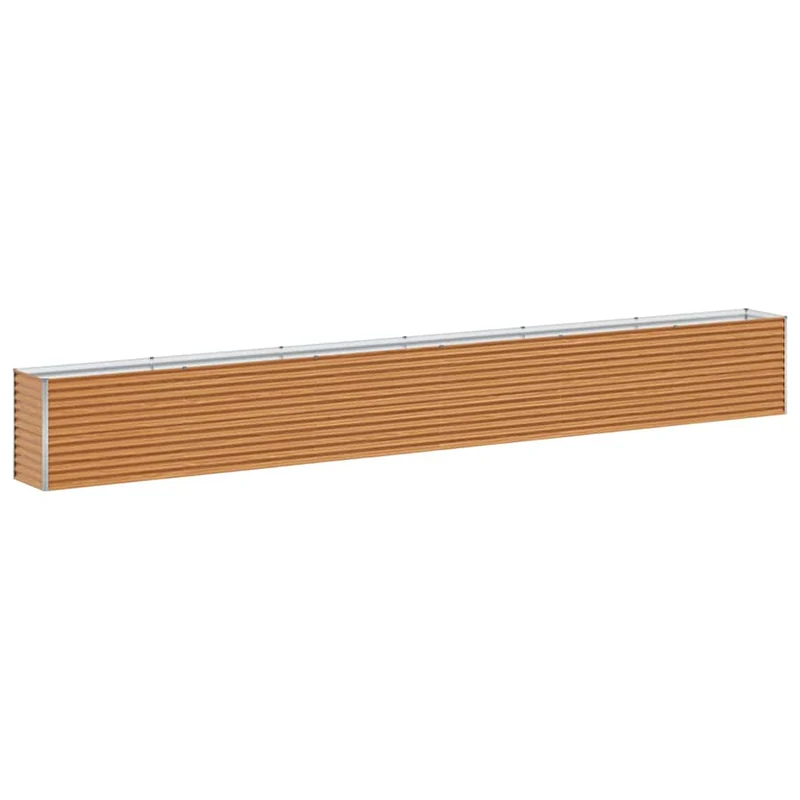Arriate Elevado Marrón Claro 582 X 50 X 68 Cm Acero Galvanizado