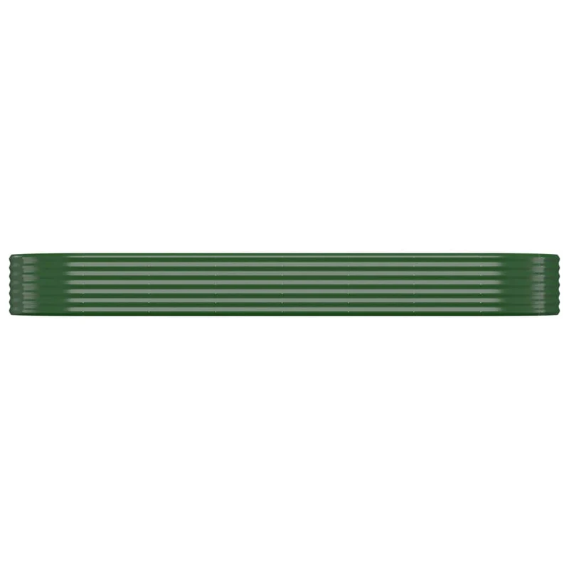 Jardinera Arriate Acero Galvanizado Verde 322x100x36 Cm
