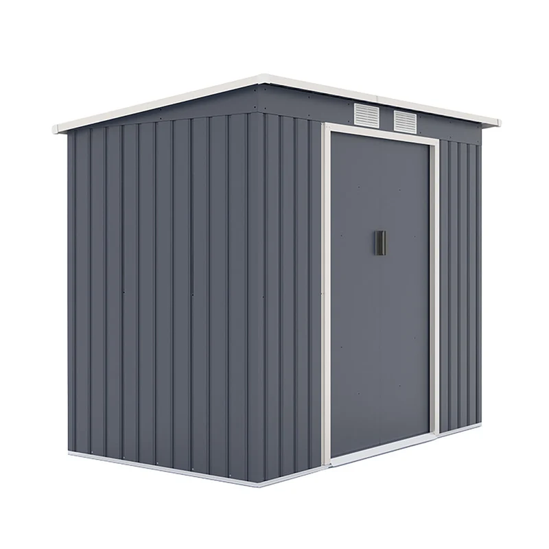 Caseta Metálica Estándar Gris Para Exterior E Interior - 2,13x1,73x1,3 M - Multicolor