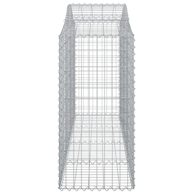 Cestas Gaviones 14 Uds Forma De Arco Hierro 200x50x120/140 Cm