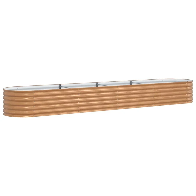 Cama Elevada Marrón 400 X 80 X 44 Cm Acero