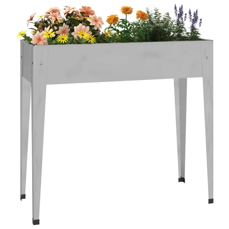 Jardinera De Acero Galvanizado 100,5x40,5x90 Cm