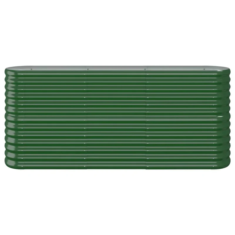 Jardinera Arriate Acero Galvanizado Verde 152x40x68 Cm