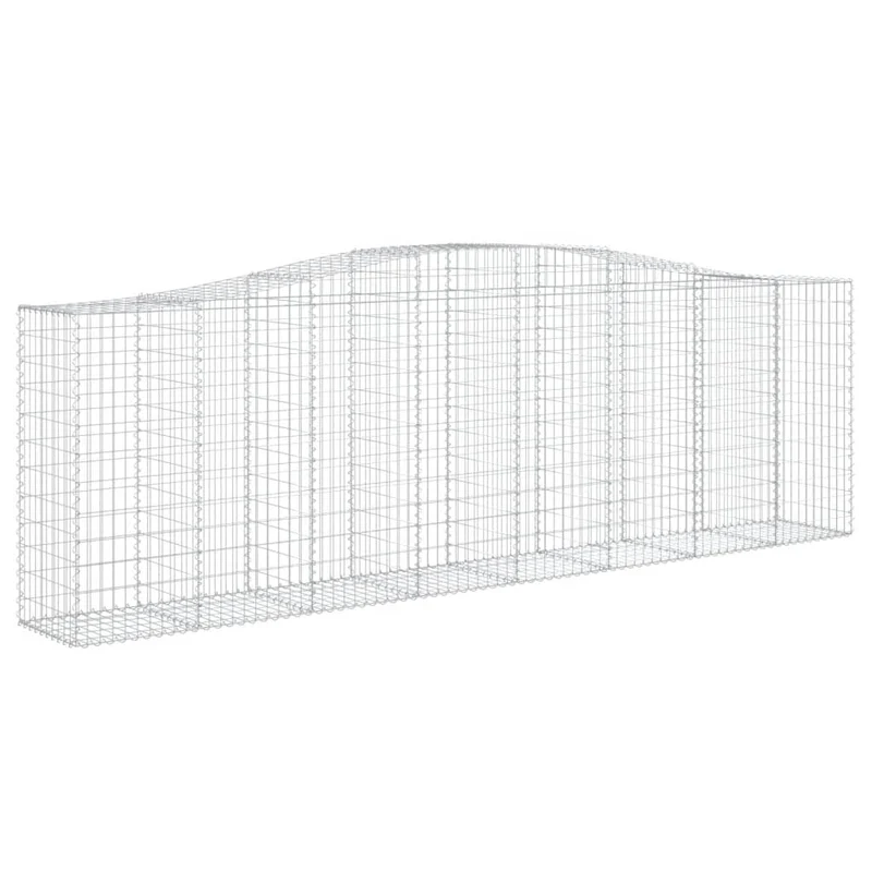 Cestas De Gaviones 20 Uds Forma De Arco Hierro 400x50x120/140cm