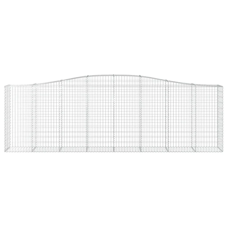 Cestas De Gaviones 20 Uds Forma De Arco Hierro 400x50x120/140cm