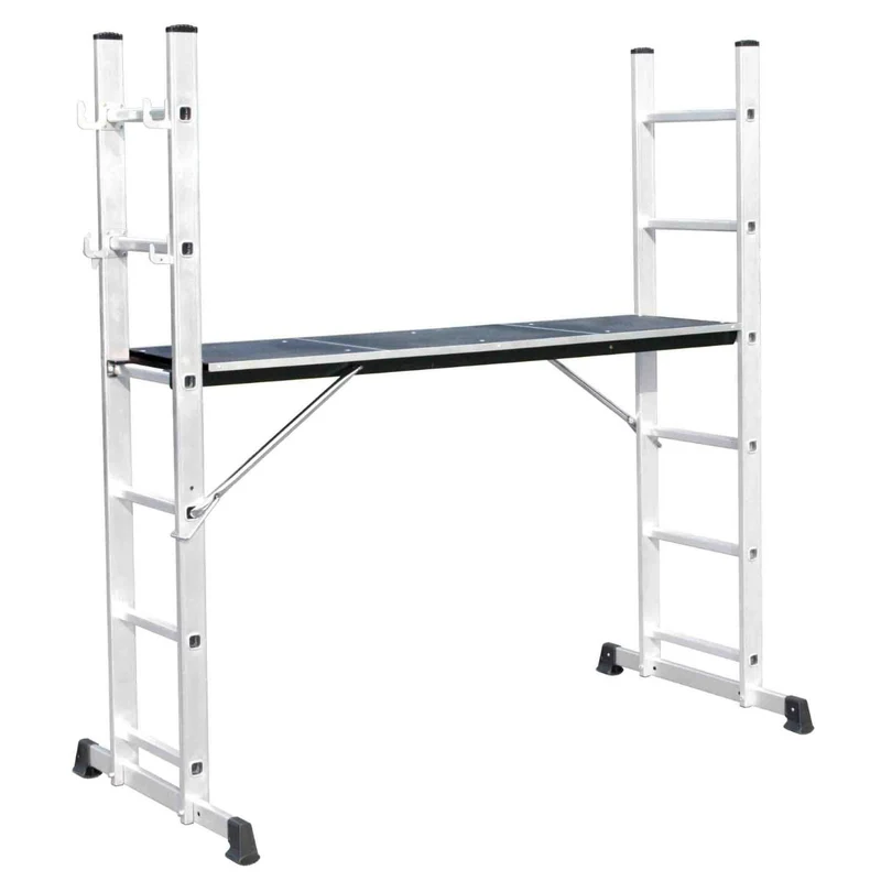 Escalo Échelle-échafaudage combinée Multi+ 2X6 marches