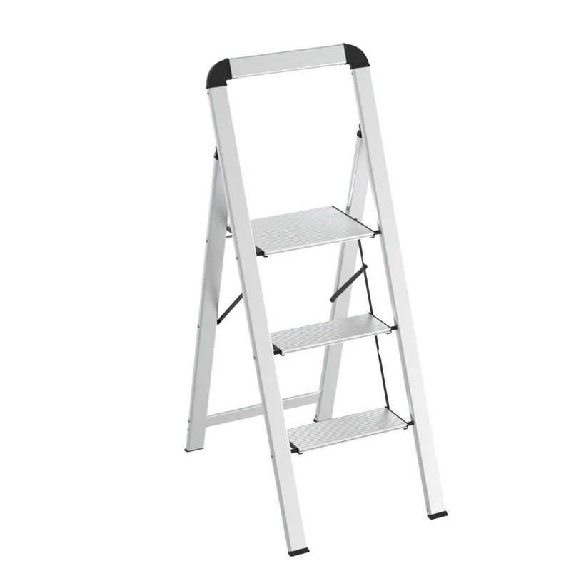 Escalo Escabeau en aluminium Ultraslim avec 3 marches
