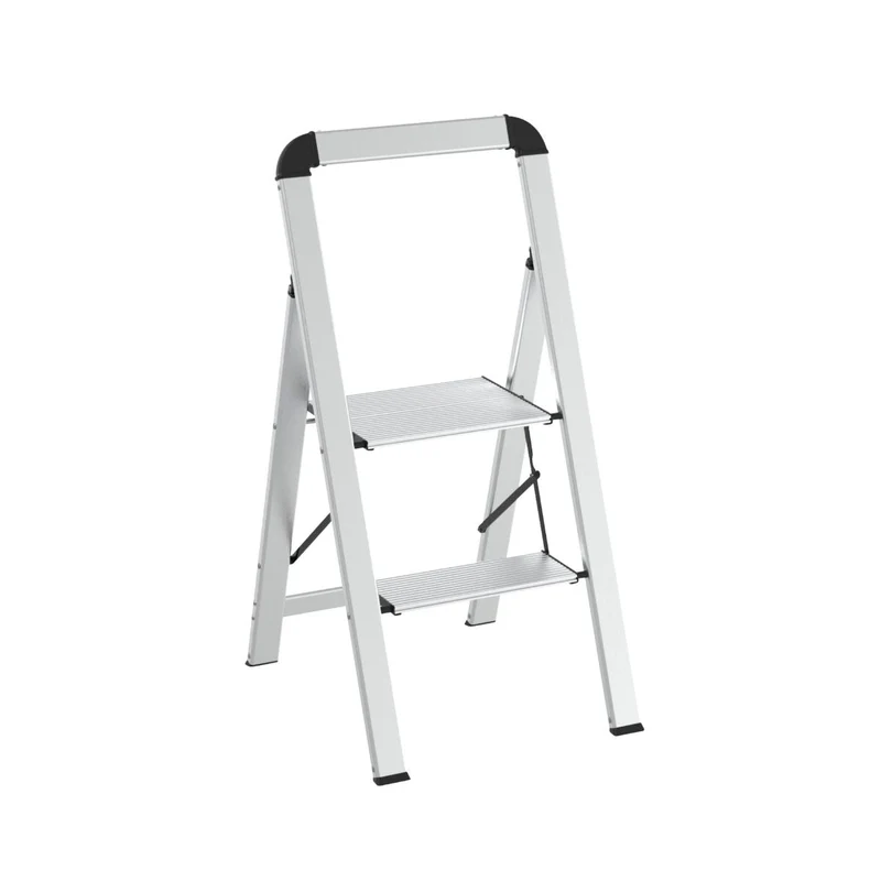 Escalo Escabeau en aluminium Ultraslim avec 2 marches