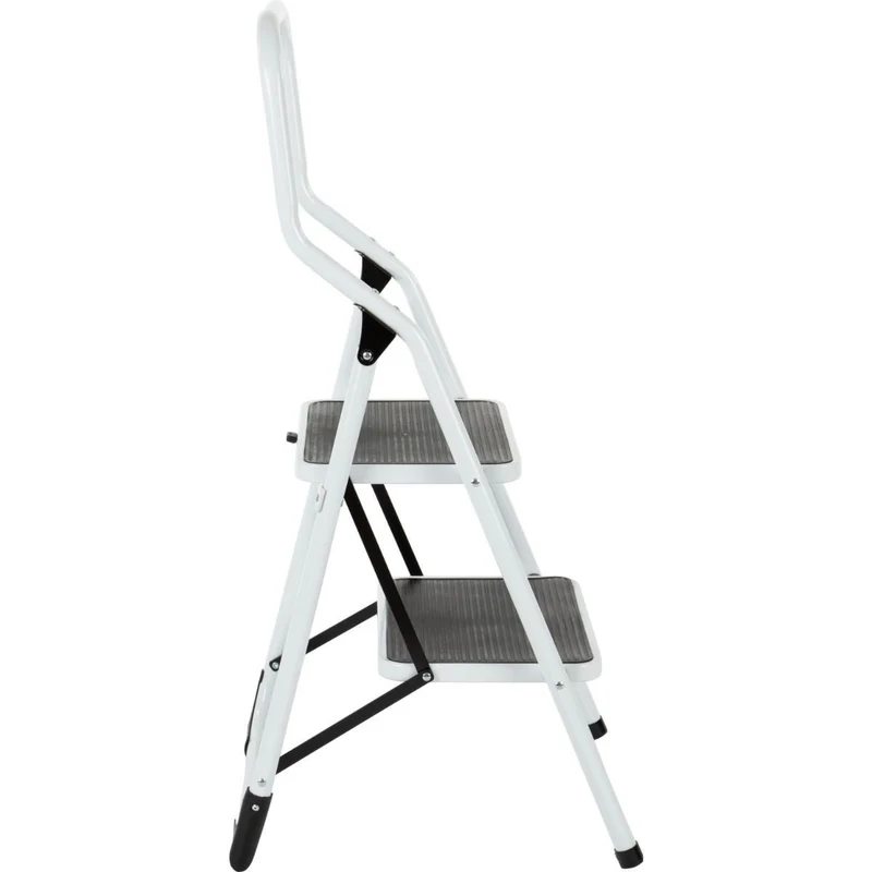 Escalo Escabeau blanc Big Step avec 2 marches larges